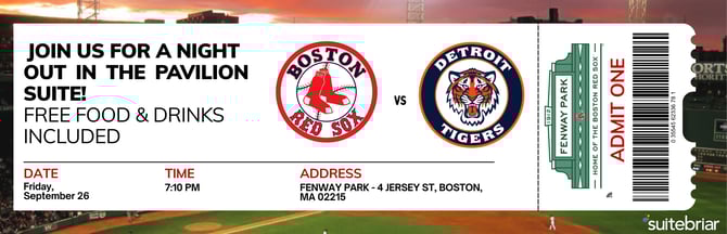White Blue Simple Baseball Ticket (3)
